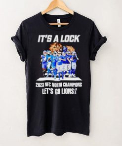 Detroit Lions cross the road it’s a lock 2023 NFC North Champions let’s go Lions hoodie, sweater, longsleeve, shirt v-neck, t-shirt