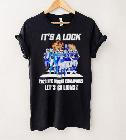 Detroit Lions cross the road it’s a lock 2023 NFC North Champions let’s go Lions hoodie, sweater, longsleeve, shirt v-neck, t-shirt