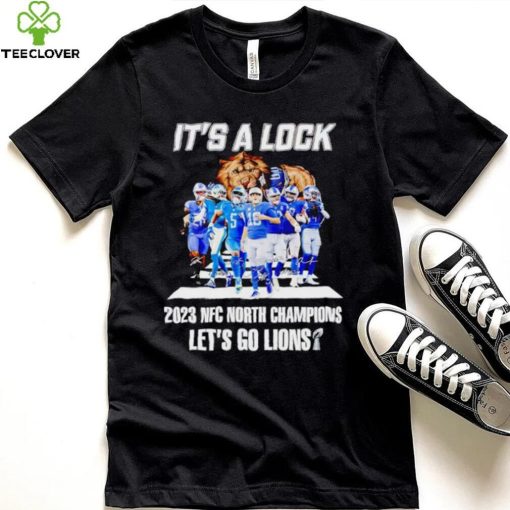 Detroit Lions cross the road it’s a lock 2023 NFC North Champions let’s go Lions hoodie, sweater, longsleeve, shirt v-neck, t-shirt