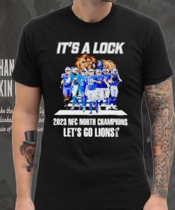 Detroit Lions cross the road it’s a lock 2023 NFC North Champions let’s go Lions hoodie, sweater, longsleeve, shirt v-neck, t-shirt