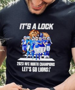 Detroit Lions cross the road it’s a lock 2023 NFC North Champions let’s go Lions hoodie, sweater, longsleeve, shirt v-neck, t-shirt