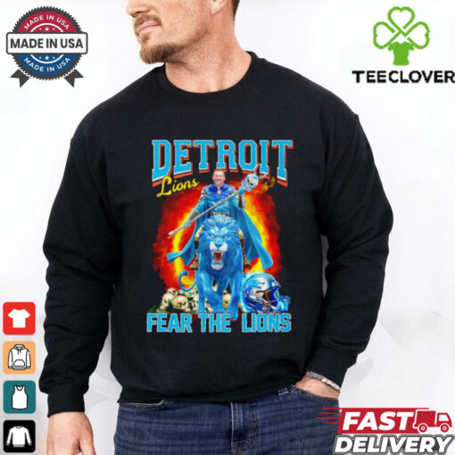 Detroit Lions fear the Lions Dan Campbell shirt