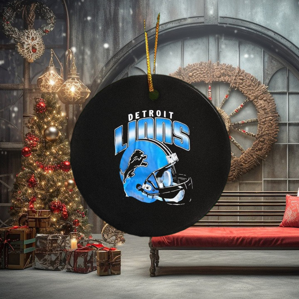 Detroit Lions helmet graphic ornament, mug, poster and flag ornament Detroit Lions helmet graphic ornament, mug, poster and flag ornament