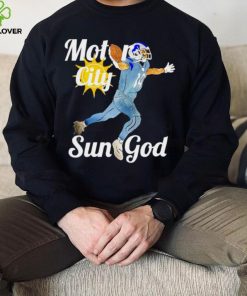 Detroit Lions motor city sun God art shirt