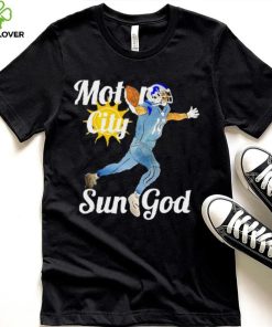Detroit Lions motor city sun God art shirt