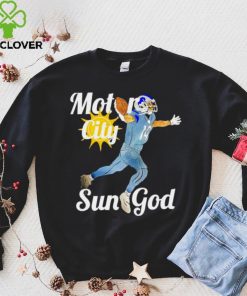Detroit Lions motor city sun God art shirt
