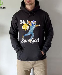 Detroit Lions motor city sun God art shirt
