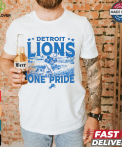 Detroit Lions one pride logo shirt