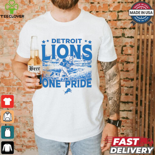 Detroit Lions one pride logo shirt