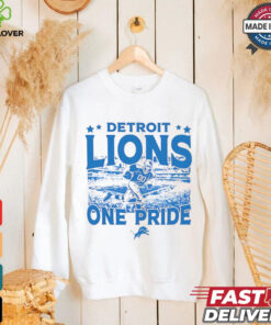 Detroit Lions one pride logo shirt