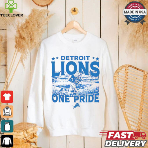 Detroit Lions one pride logo shirt