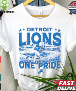 Detroit Lions one pride logo shirt