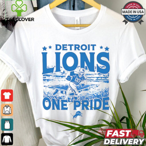 Detroit Lions one pride logo shirt