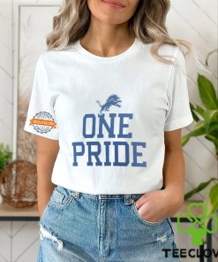 Detroit Lions one pride slogan hoodie, sweater, longsleeve, shirt v-neck, t-shirt