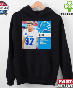 Detroit Lions placed on injured reserve Aidan Hutchinson hoodie, sweater, longsleeve, shirt v-neck, t-shirt