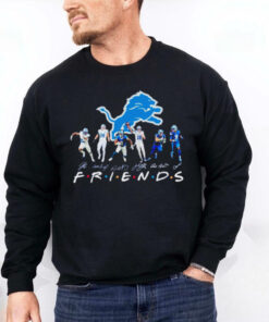 Detroit Lions players Friends signatures hoodie, sweater, longsleeve, shirt v-neck, t-shirt