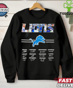 Detroit Lions ready to win 2024 2025 players signature shirt Fan Favorite