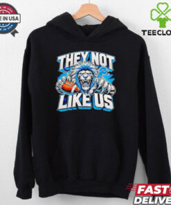 Detroit Lions they not like us mascot shirt