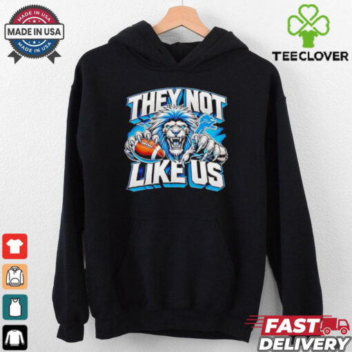 Detroit Lions they not like us mascot shirt