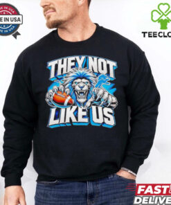 Detroit Lions they not like us mascot shirt