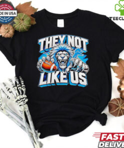 Detroit Lions they not like us mascot shirt