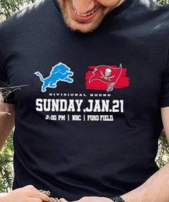 Detroit Lions vs Tampa Bay Buccaneers Divisional Round logo t hoodie, sweater, longsleeve, shirt v-neck, t-shirt