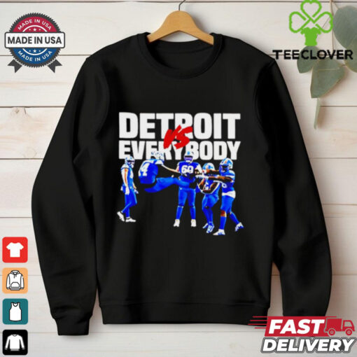 Detroit Lions vs everybody all team shirt