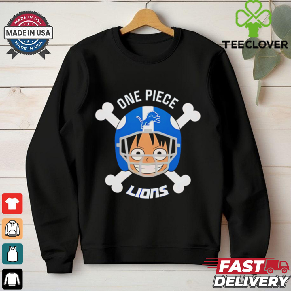 Detroit Lions x Luffy One Piece shirt Detroit Lions x Luffy One Piece shirt
