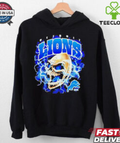 Detroit Lions x Sana Skull Football T Shirt