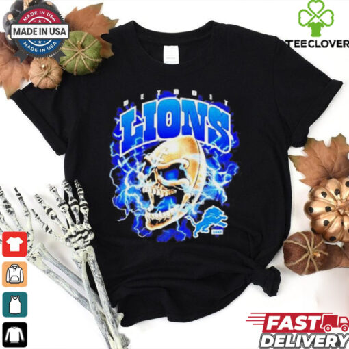 Detroit Lions x Sana Skull Football T Shirt