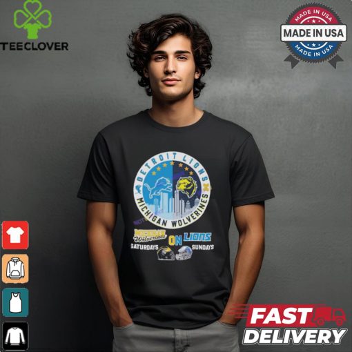 Detroit Lions – Michigan Wolverines Unisex T Shirt