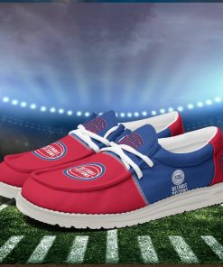 Detroit Pistons 2024 Personalized Hey Dude Shoes