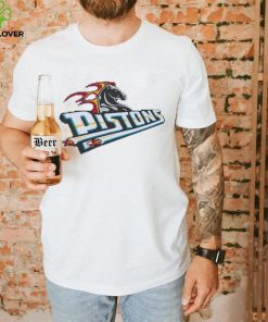 Detroit Pistons Mitchell & Ness Hardwood Classics There and Back Shirt