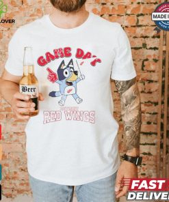Detroit Red Wings Bluey Game Day shirt