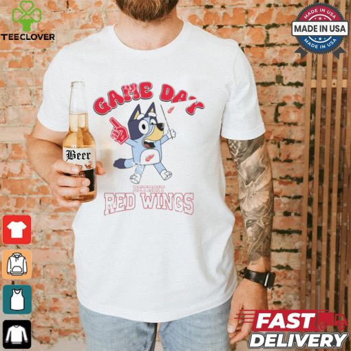 Detroit Red Wings Bluey Game Day shirt