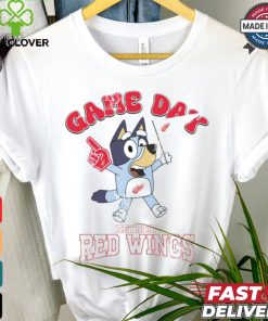 Detroit Red Wings Bluey Game Day shirt
