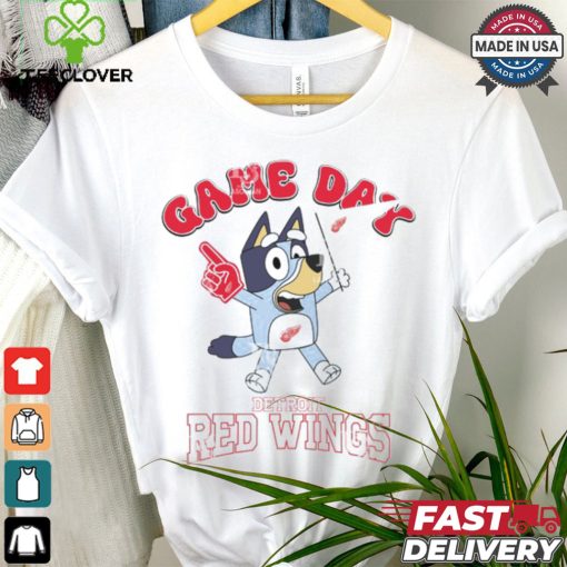 Detroit Red Wings Bluey Game Day shirt