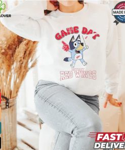 Detroit Red Wings Bluey Game Day shirt