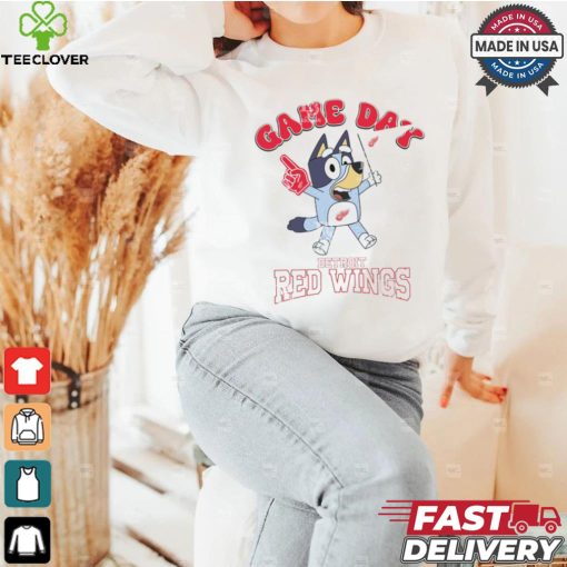 Detroit Red Wings Bluey Game Day shirt