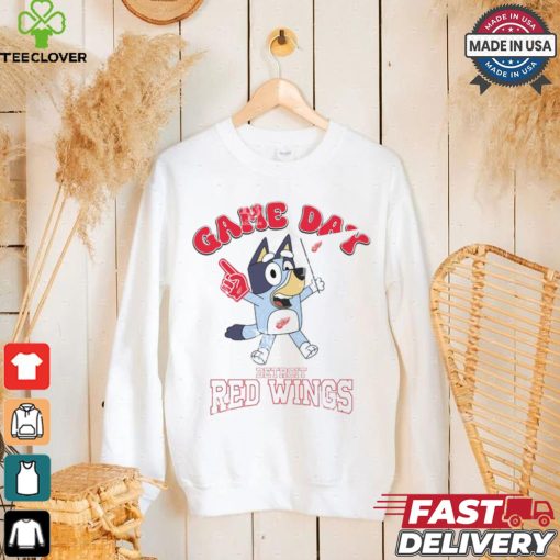 Detroit Red Wings Bluey Game Day shirt