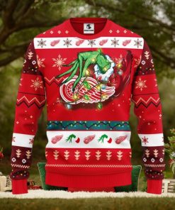 Detroit Red Wings Grinch Christmas Ugly Sweater