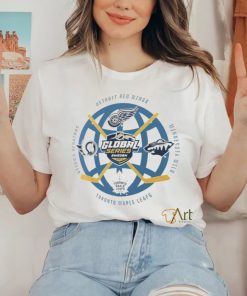Detroit Red Wings Minnesota Wild Toronto Maple Leafs Ottawa Senators 2023 NHL Global Series Matchup shirt