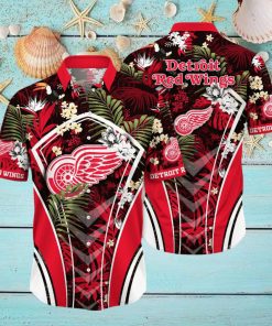 Detroit Red Wings NHL Hawaiian Shirt Mid Year Aloha Shirt