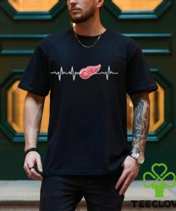 Detroit Red Wings NHL Hockey Heart Beat Shirt