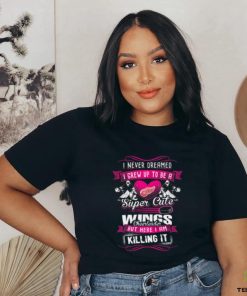Detroit Red Wings NHL Hockey I Never Dreamed I Grew Up To Be A Super Cute Cheerleader Youth T Shirt