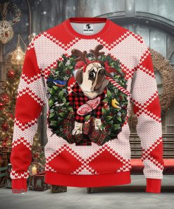 Detroit Red Wings Pub Dog Christmas Ugly Sweater