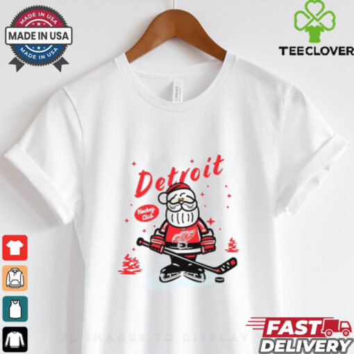 Detroit Red Wings Santa Claus Christmas 2024 shirt