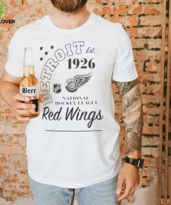Detroit Red Wings Starter White Arch City Theme Graphic T Shirt