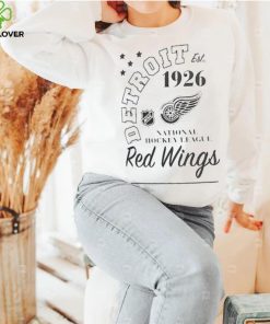 Detroit Red Wings Starter White Arch City Theme Graphic T Shirt