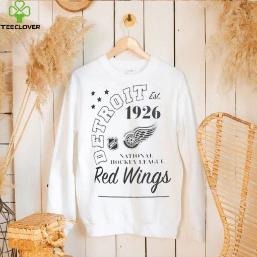 Detroit Red Wings Starter White Arch City Theme Graphic T Shirt